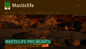 What Masticlife.cz website looked like in 2020 (3 years ago)