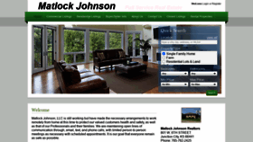 What Matlockjohnson.com website looked like in 2020 (3 years ago)