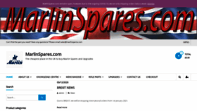 What Marlinspares.com website looked like in 2020 (3 years ago)