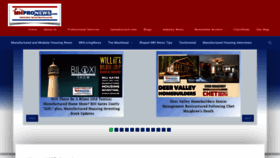 What Manufacturedhomepronews.com website looked like in 2020 (3 years ago)
