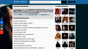 What Musica-gratis.biz website looked like in 2020 (3 years ago)