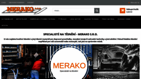 What Merakoshop.cz website looked like in 2020 (3 years ago)