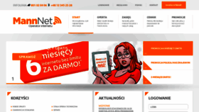 What Mannet.pl website looked like in 2020 (3 years ago)