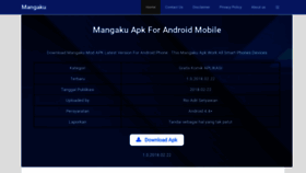 What Mangaku.vip website looked like in 2020 (3 years ago)