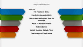 What Megacinefilmes.com website looked like in 2020 (3 years ago)