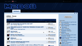 What M2bob-forum.net website looked like in 2020 (3 years ago)