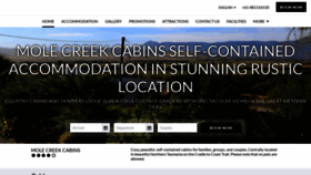 What Molecreekcabins.com.au website looked like in 2020 (3 years ago)
