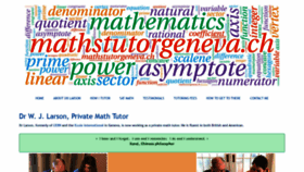 What Mathstutorgeneva.ch website looked like in 2020 (3 years ago)