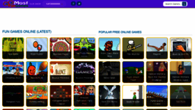 What Mostfungames.com website looked like in 2020 (3 years ago)