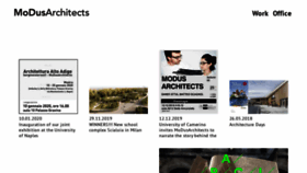 What Modusarchitects.com website looked like in 2020 (4 years ago)