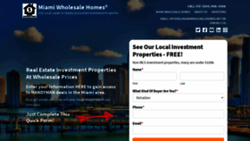 What Miamiwholesalehomes.net website looked like in 2020 (3 years ago)