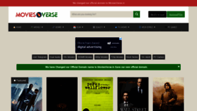 What Moviesverse.com website looked like in 2020 (3 years ago)