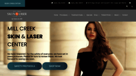 What Millcreekskinlaser.com website looked like in 2020 (3 years ago)