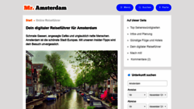 What Mr-amsterdam.de website looked like in 2020 (3 years ago)