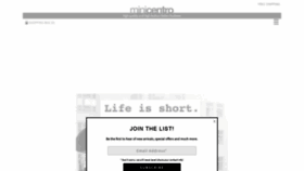 What Minicentroshoes.com website looked like in 2020 (3 years ago)