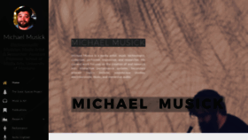 What Michaelmusick.com website looked like in 2020 (3 years ago)