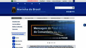 What Marinha.mil.br website looked like in 2020 (3 years ago)