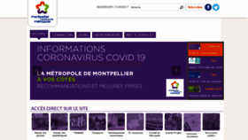 What Montpellier3m.fr website looked like in 2020 (3 years ago)