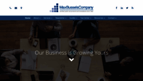 What Maxbussel.com website looked like in 2020 (5 years ago)