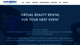 What Maverickvr.com website looked like in 2020 (3 years ago)