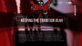 What Mohawklacrosse.net website looked like in 2020 (3 years ago)