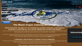 What Miamicrepes.net website looked like in 2020 (3 years ago)