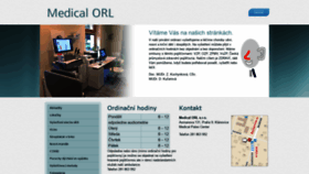 What Medicalorl.cz website looked like in 2020 (3 years ago)