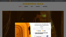 What Mandarinaduck.com website looked like in 2020 (3 years ago)