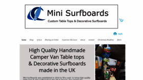 What Minisurfboards.co.uk website looked like in 2020 (3 years ago)