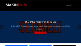 What Makinevim.com website looked like in 2020 (3 years ago)