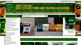 What Moitruonganduong.vn website looked like in 2020 (3 years ago)