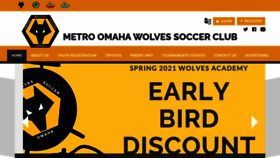 What Metrowolvessoccer.com website looked like in 2020 (3 years ago)