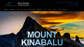 What Mountkinabalu.com website looked like in 2020 (3 years ago)