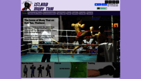 What Muaythaikohtao.com website looked like in 2020 (3 years ago)