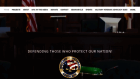 What Militaryveteransadvocacy.org website looked like in 2020 (3 years ago)