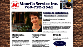 What Moorco.com website looked like in 2020 (3 years ago)