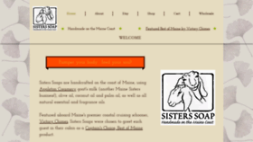 What Mainesisterssoap.com website looked like in 2020 (3 years ago)
