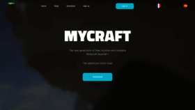 What My-craft.org website looked like in 2020 (3 years ago)