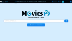 What Movies123.style website looked like in 2020 (5 years ago)