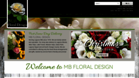 What Mbflorist.com website looked like in 2020 (3 years ago)