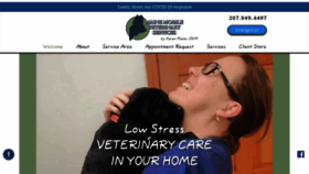 What Mainemobileveterinary.com website looked like in 2020 (3 years ago)
