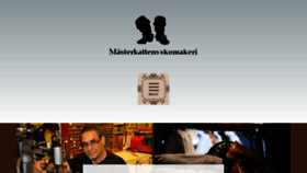 What Masterkattensskomakeri.se website looked like in 2020 (3 years ago)