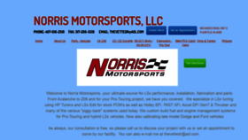 What Mikenorrismotorsports.com website looked like in 2020 (3 years ago)