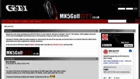 What Mk5golfgti.co.uk website looked like in 2020 (3 years ago)