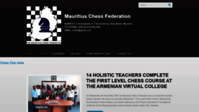 What Mauritius-chess-federation.com website looked like in 2020 (3 years ago)