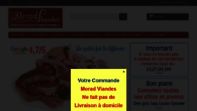 What Moradviandes.fr website looked like in 2020 (3 years ago)