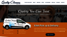 What Myqualitycleaners.com website looked like in 2020 (3 years ago)