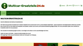 What Multicar-ersatzteile24.de website looked like in 2020 (3 years ago)