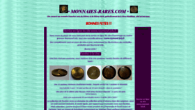 What Monnaies-rares.com website looked like in 2020 (3 years ago)