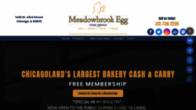 What Meadowbrookegg.com website looked like in 2020 (3 years ago)